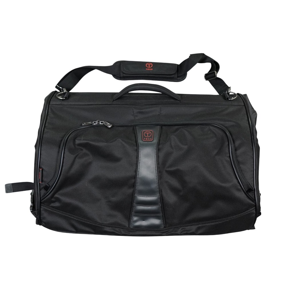TUMI T-Tech Essential Gear Suit Garment Bag Black Ballistic Nylon Carry Travel